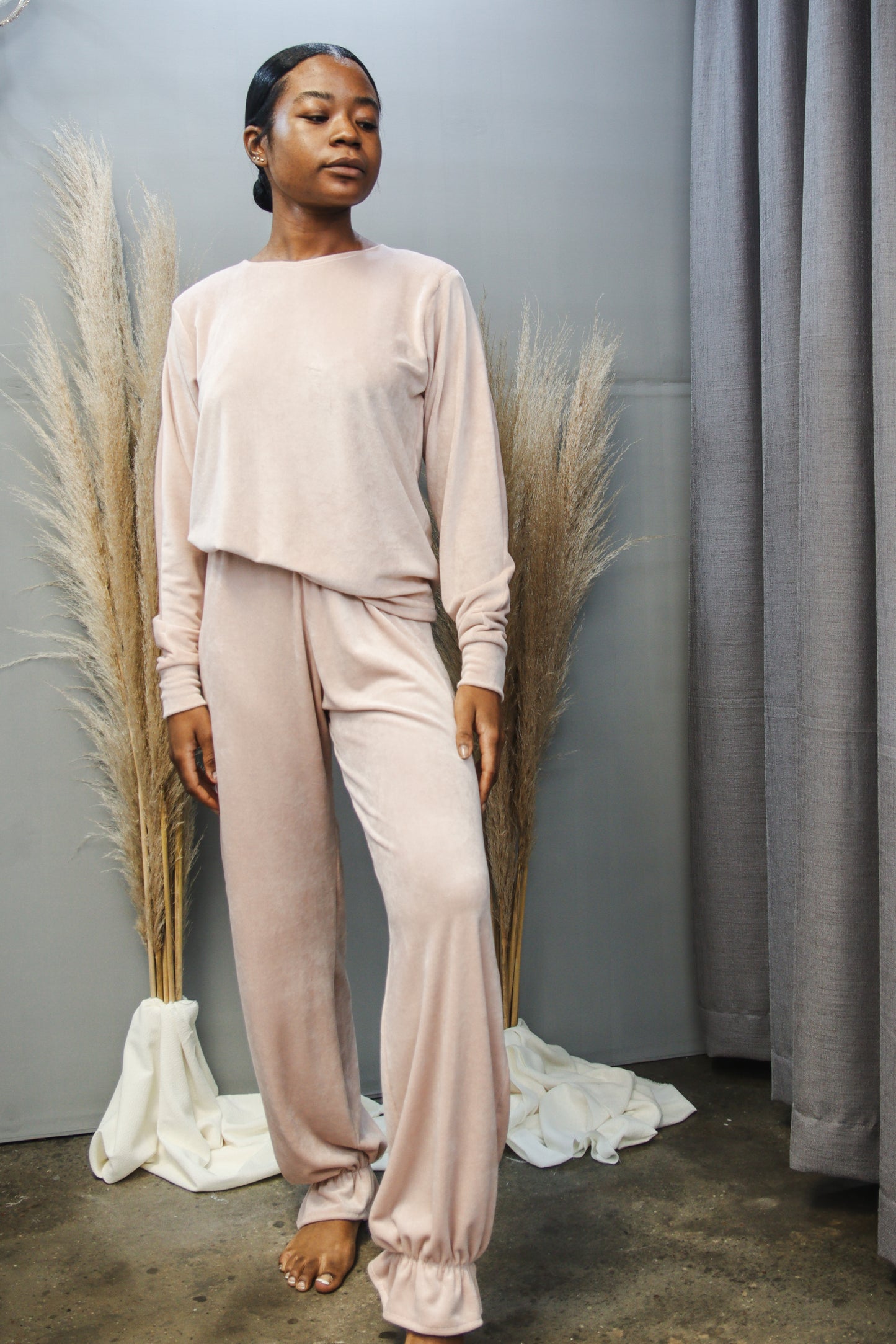 Luxury Winter Berry Pajama Pants