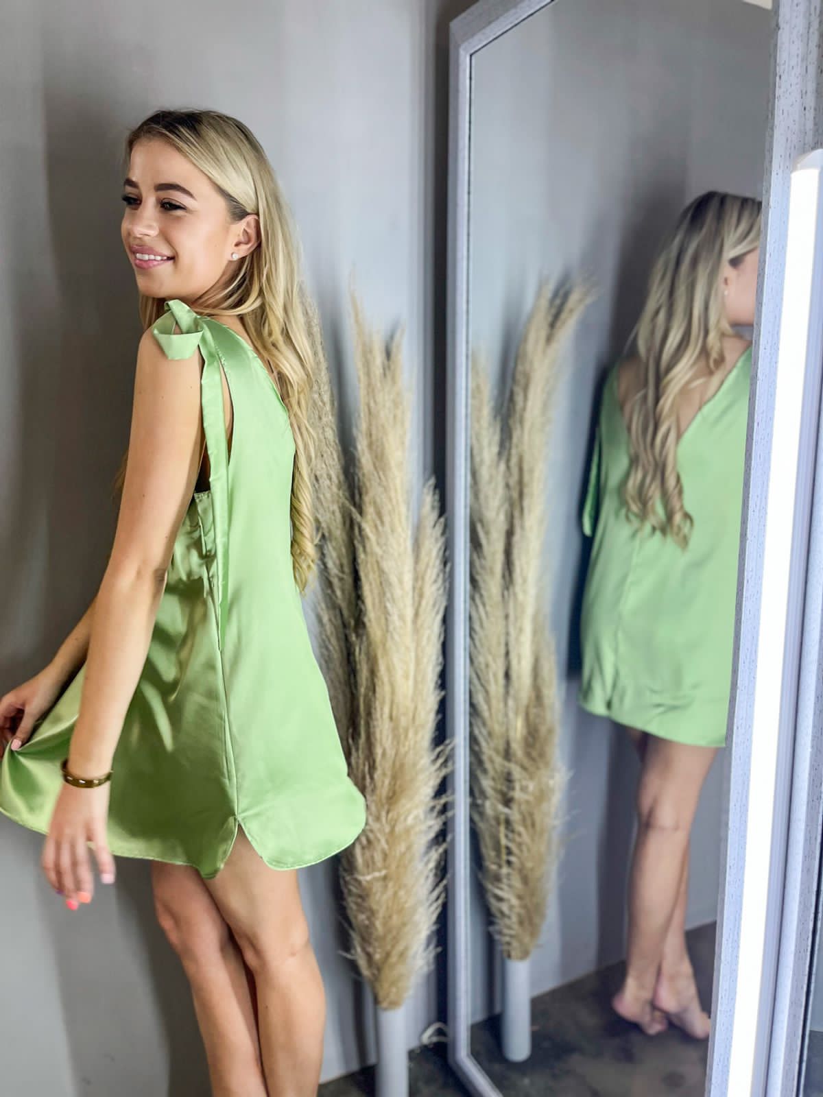 Luxury Liko Satin Dress