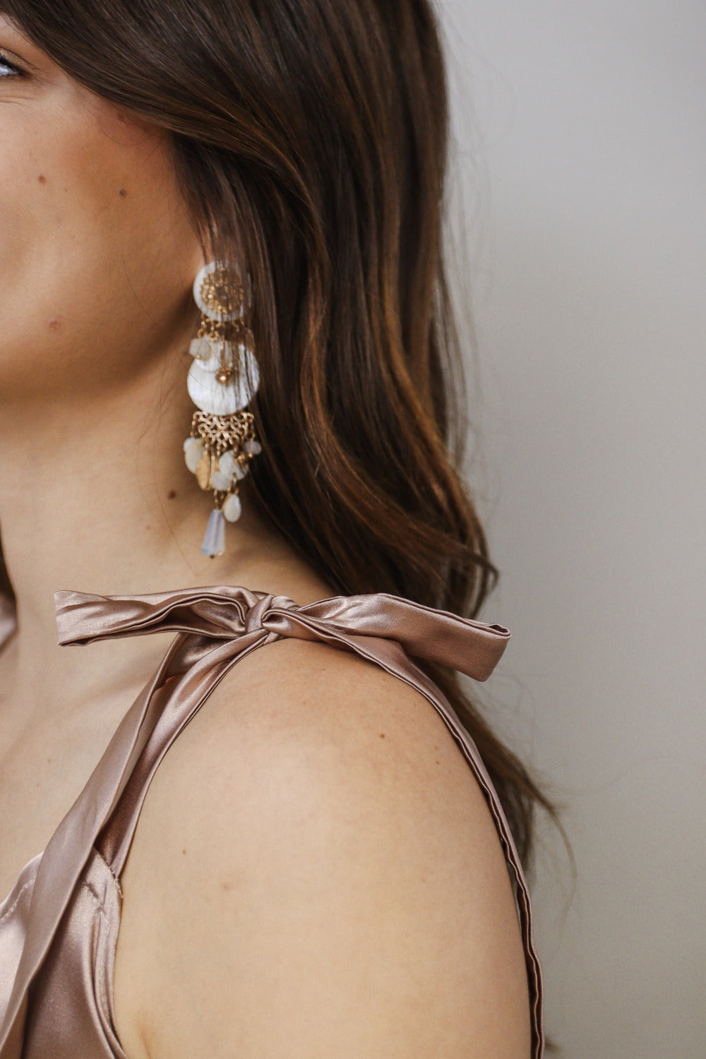Luxury Katy Wrap Satin Dress