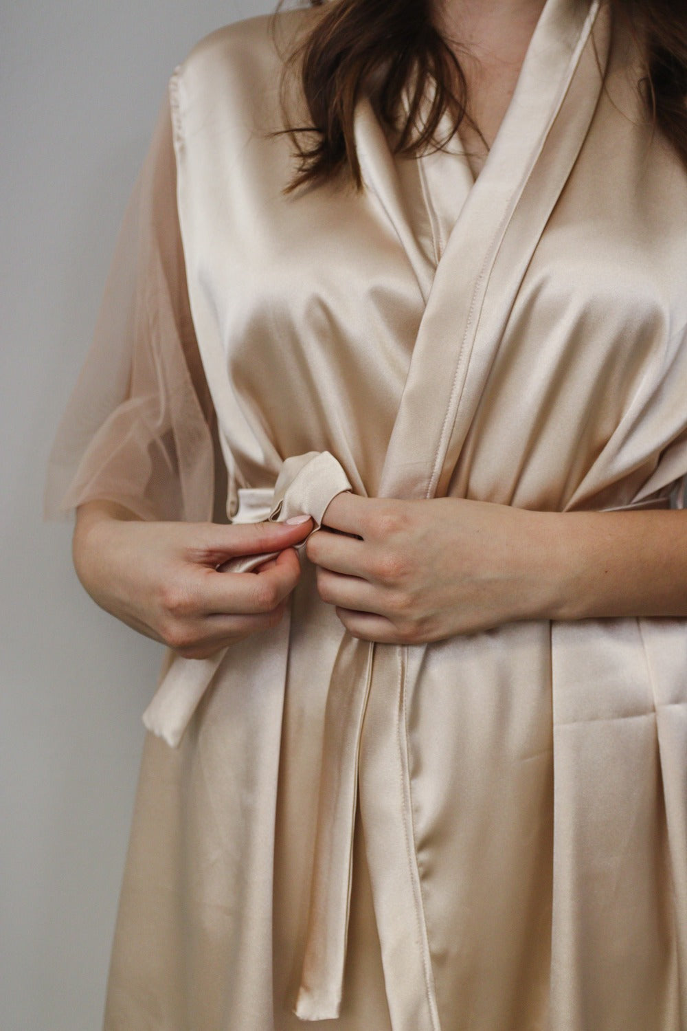 Luxury Harmony Satin Robe