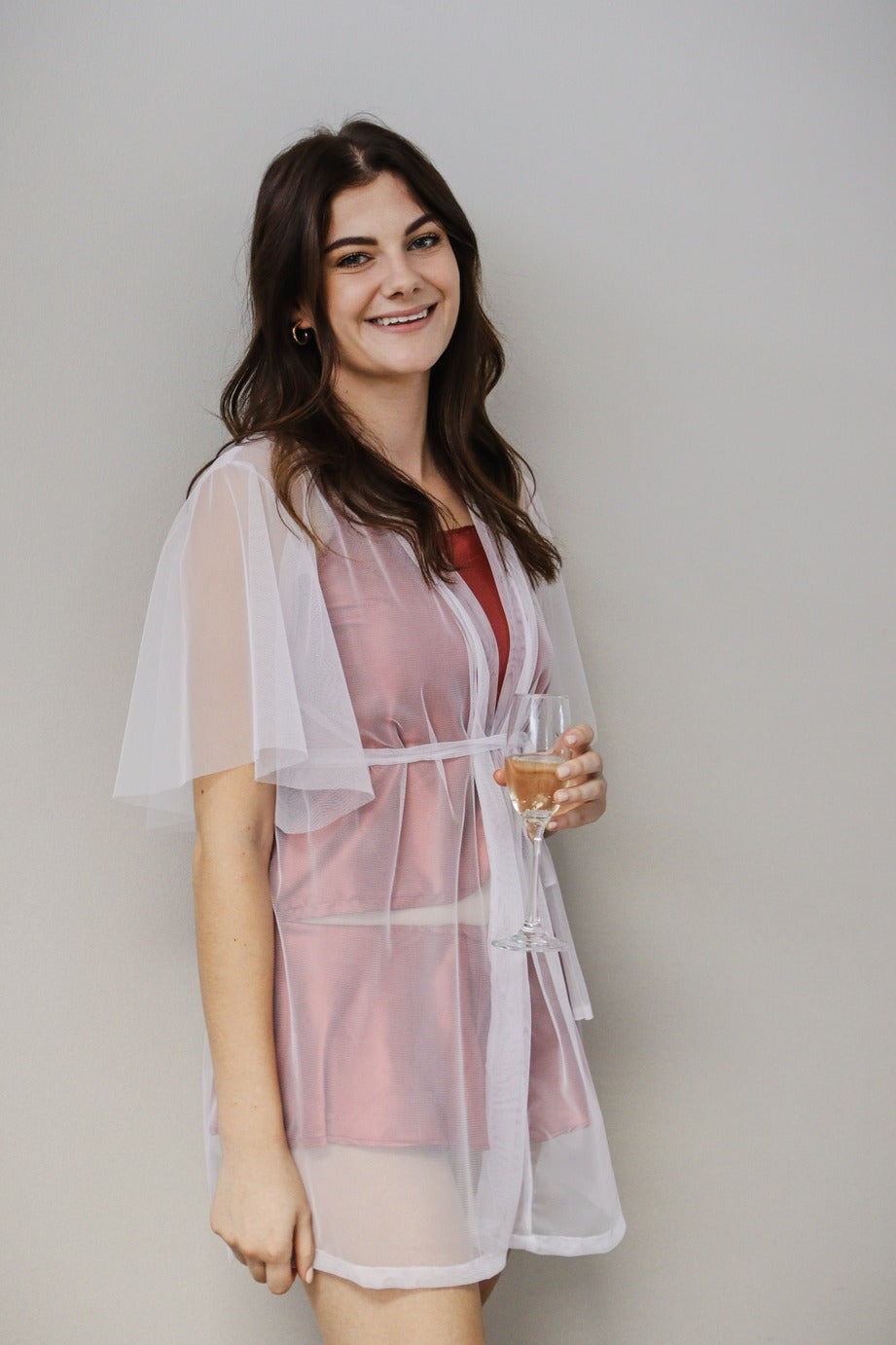 Luxury Soft Tulle Bridal Robe