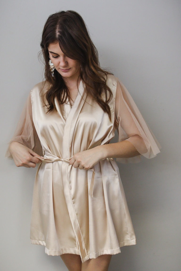 Luxury Harmony Satin Robe